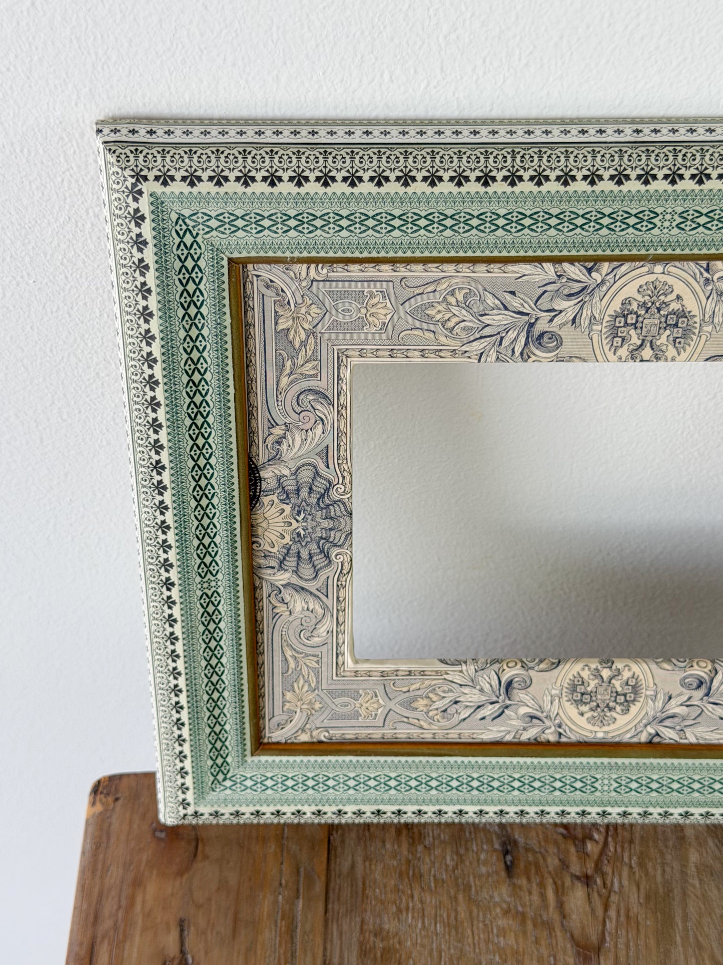 French Découpage Frame | 1909