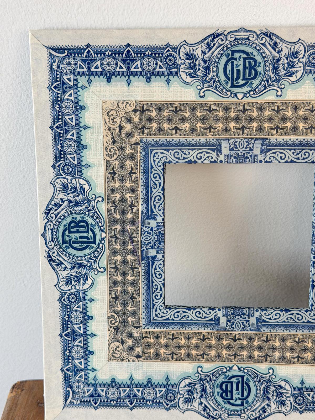 French Découpage Frame No. XI | Square Flat ‘GDB’
