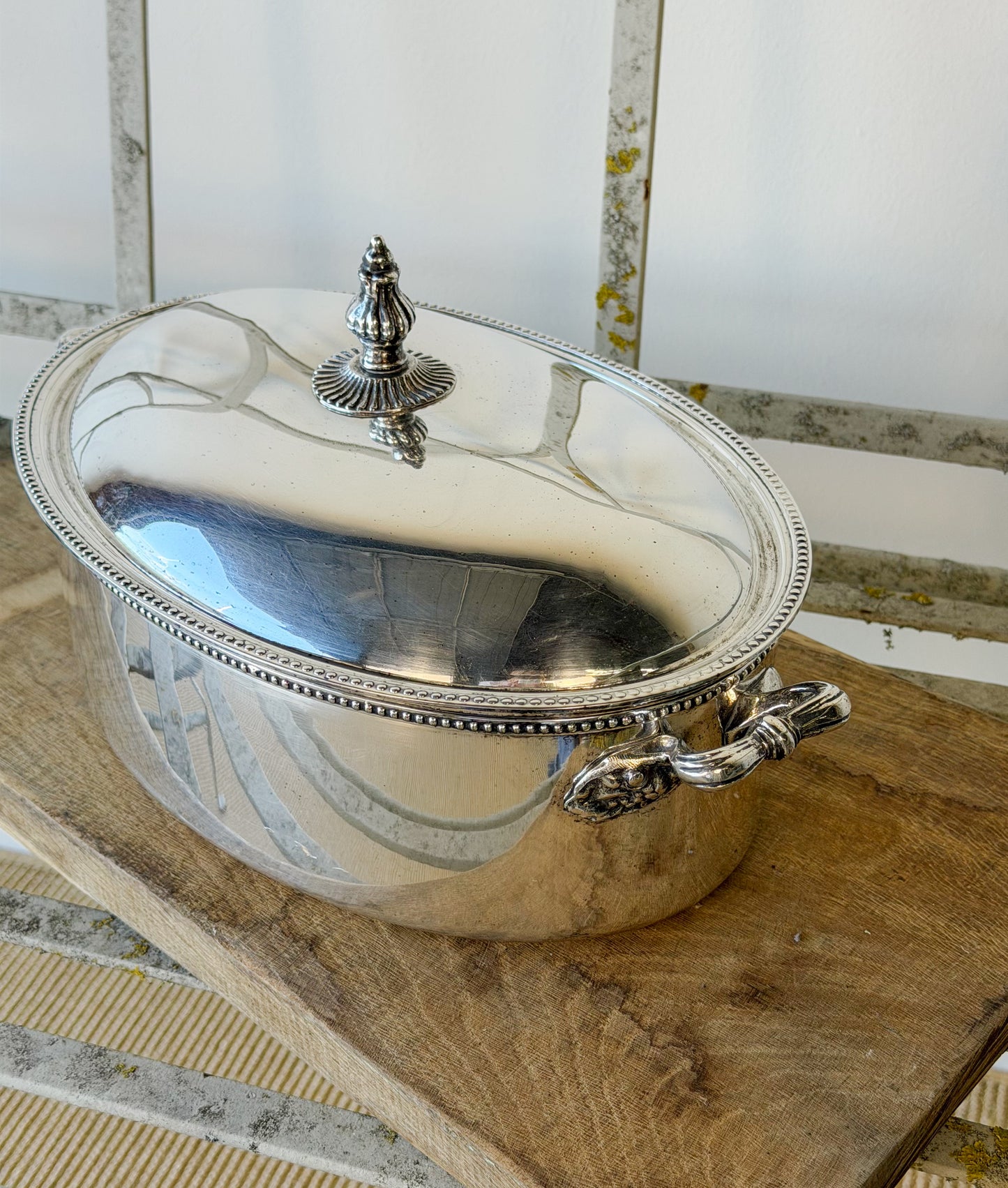 Antique Edwardian Silverplate Serving Dish