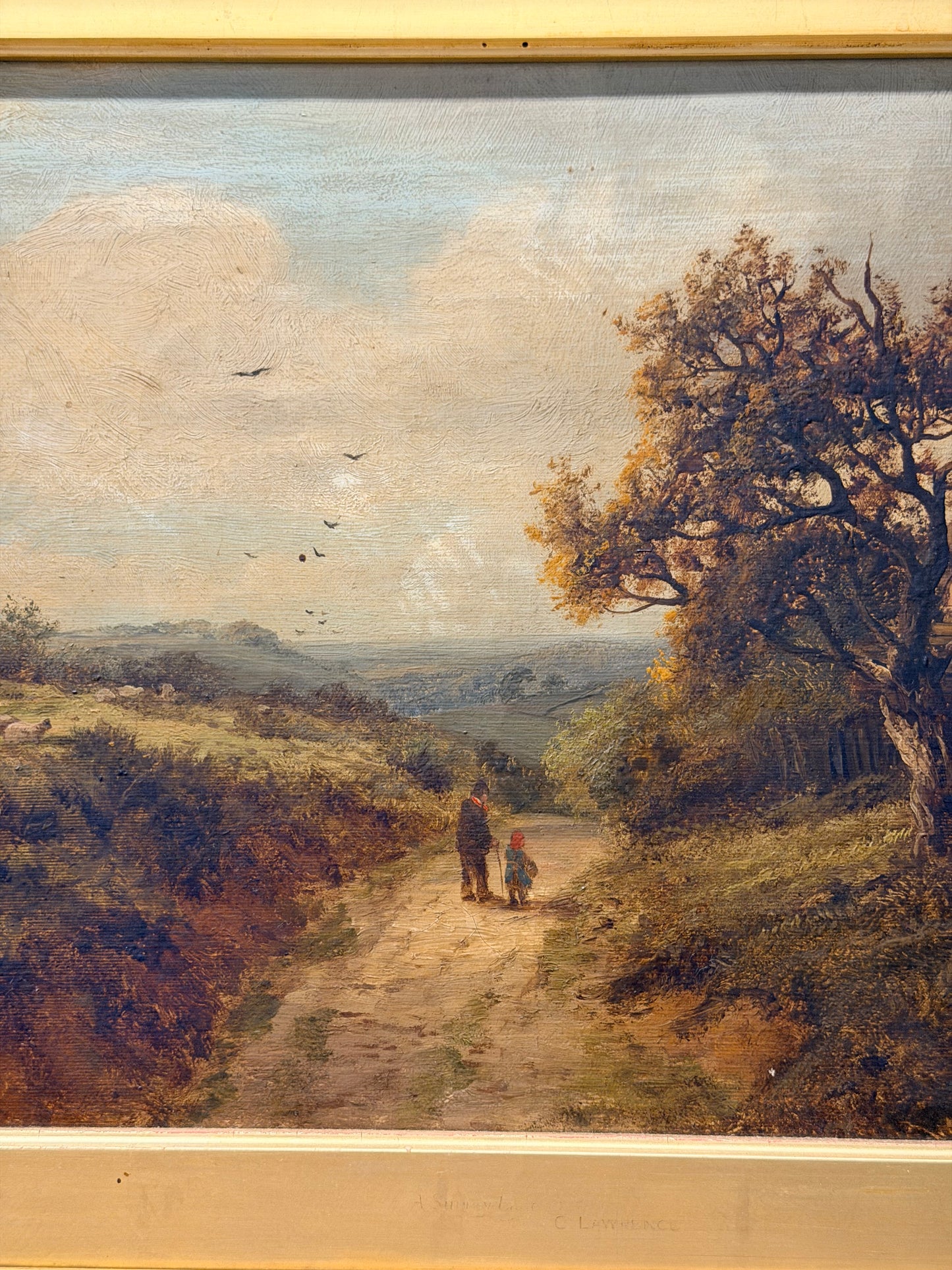 ‘A Surrey Lane’ Oil on Canvas