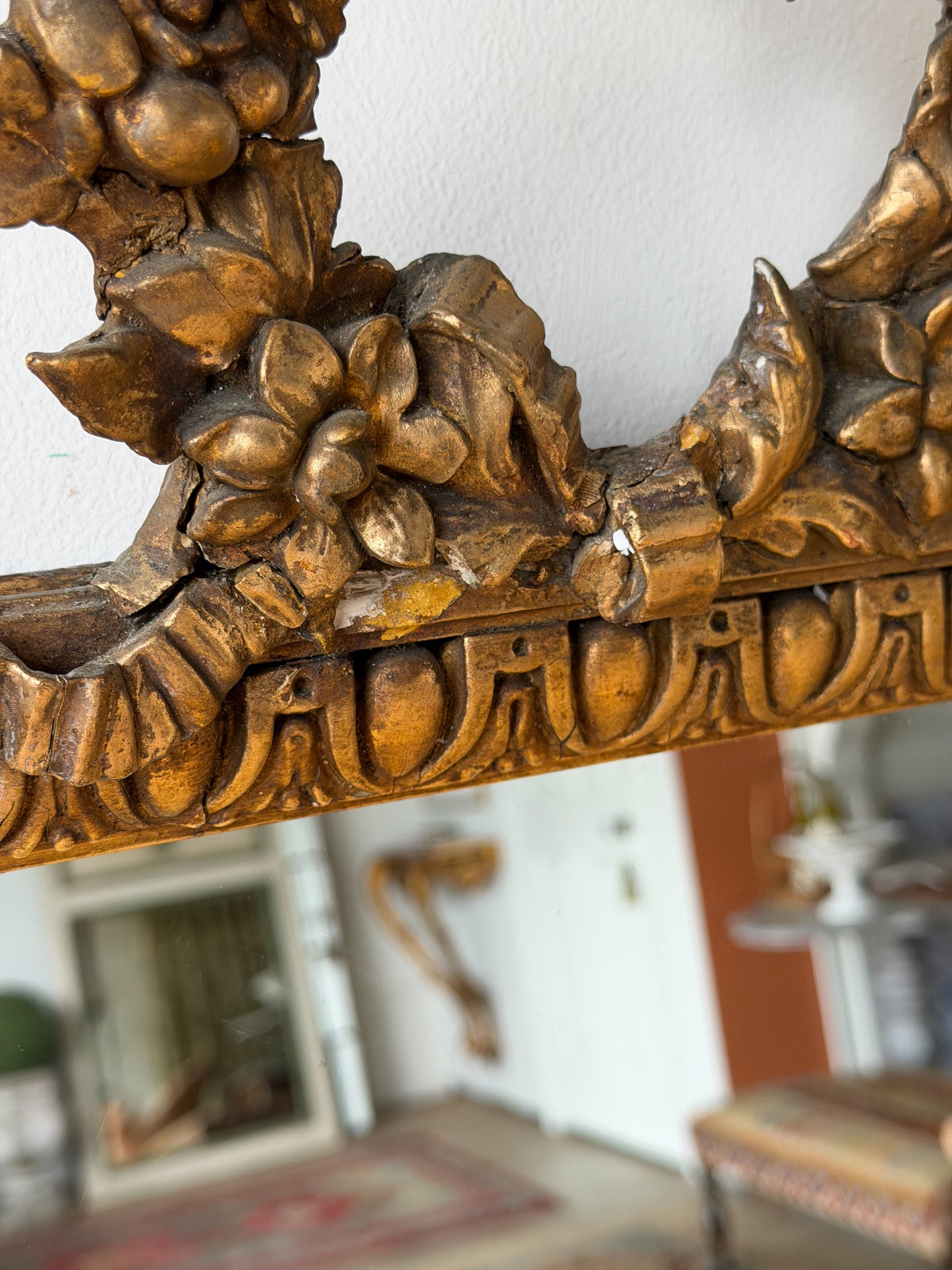 English Victorian Pier Mirror
