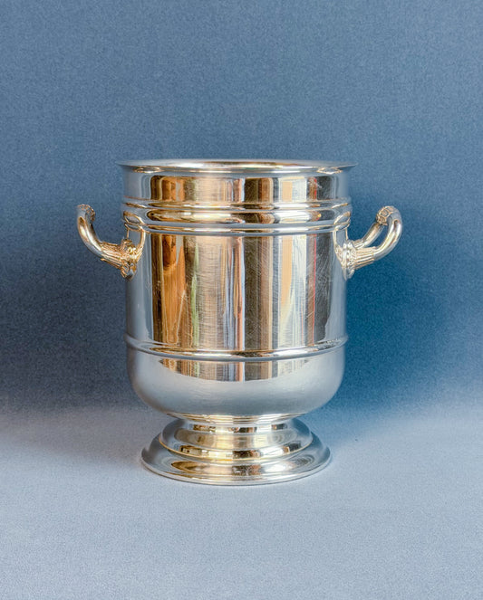 Vintage Christofle ‘Ondulations’ Silverplate Ice Bucket