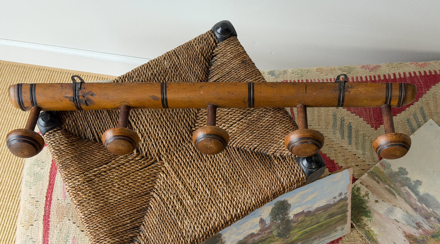 French Faux Bamboo Coat Rack