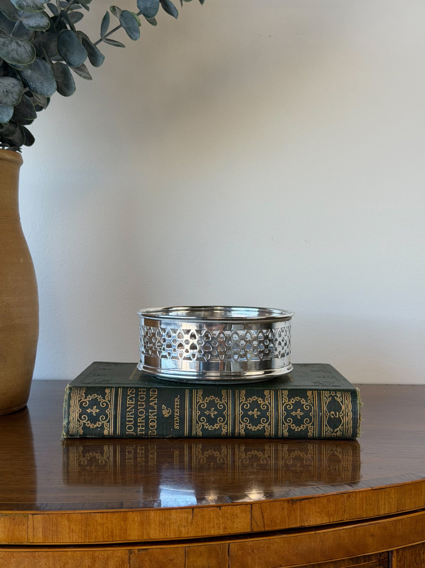 Vintage Silverplate Wine Coaster