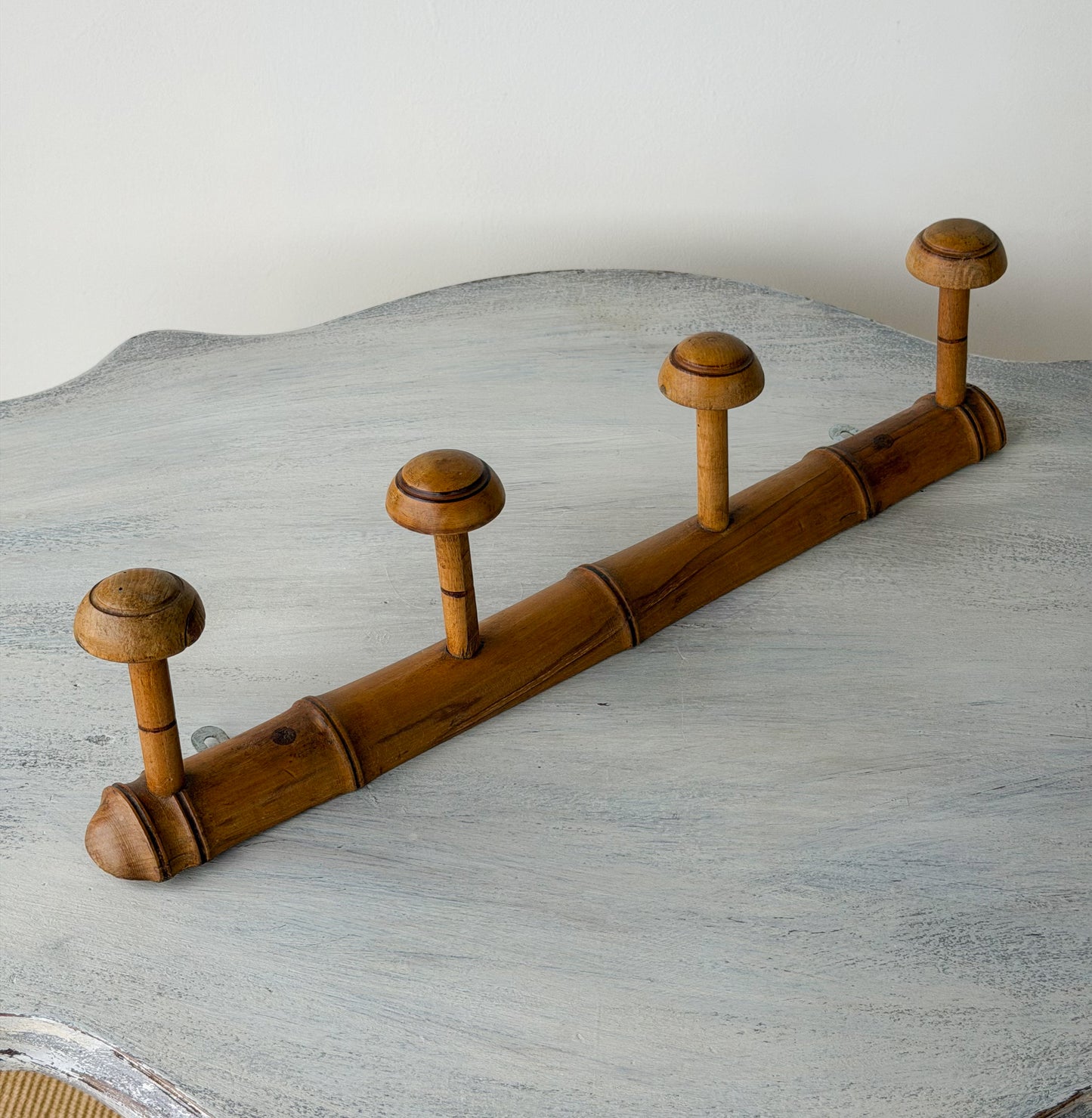 French Faux Bamboo Coat Rack