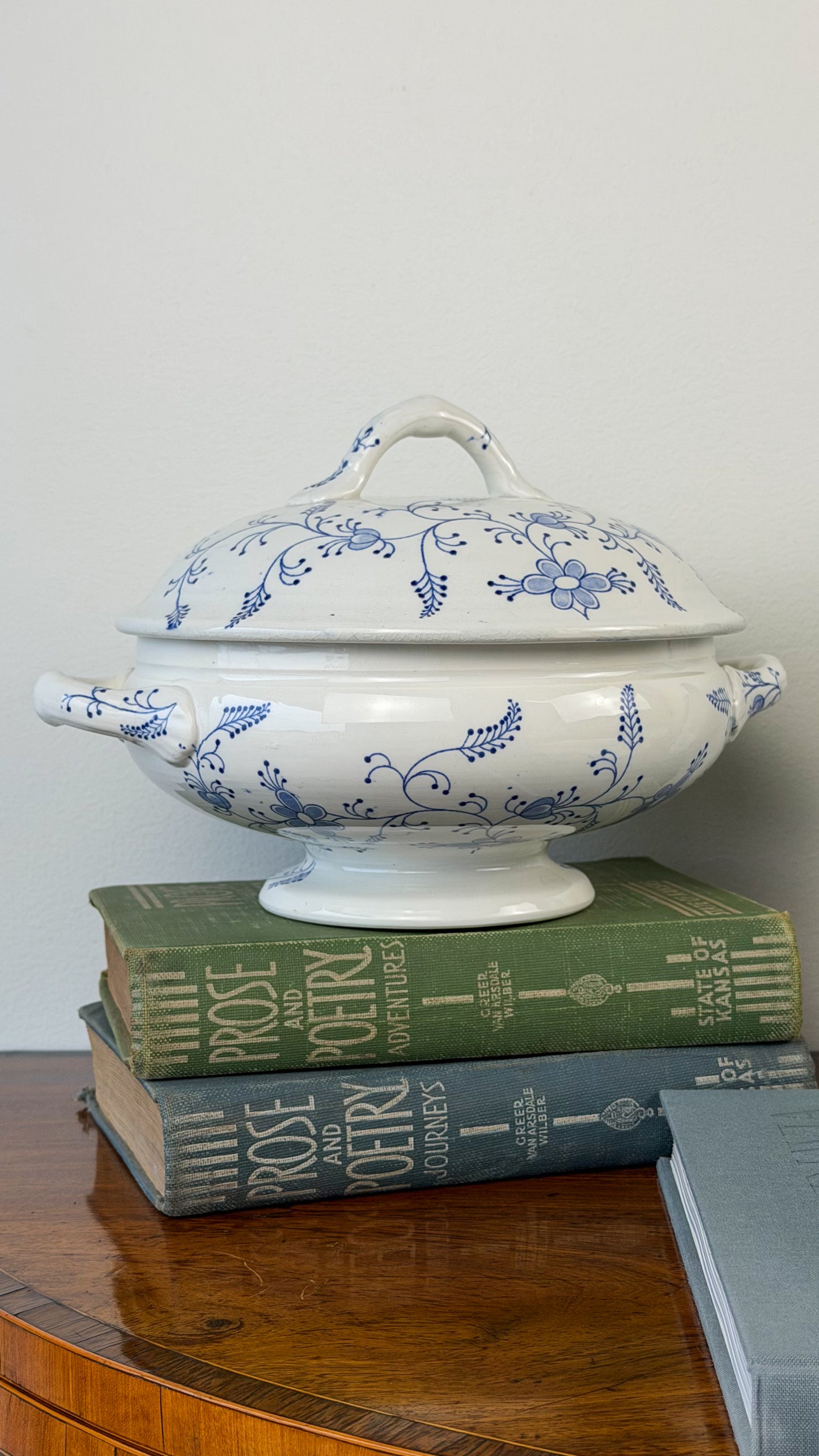 Belgian Transferware Soupière