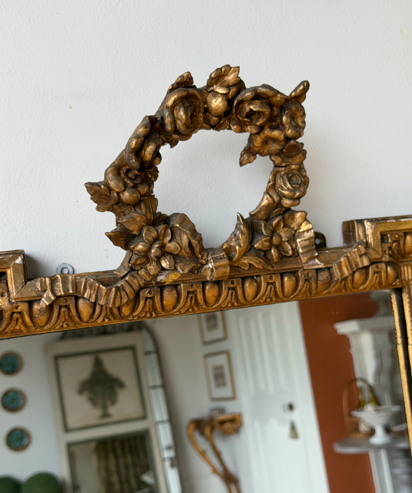 English Victorian Pier Mirror