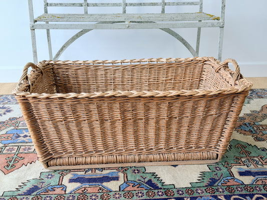 Vintage French Laundry Basket